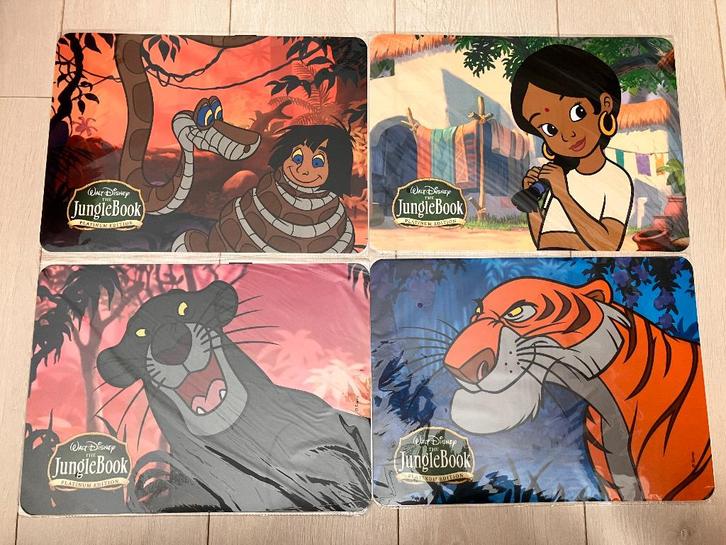 Disney Jungle book placemats 4 stuks NIEUW!, Verzamelen, Disney, Nieuw, Servies, Leeuwenkoning of Jungle Boek, Ophalen of Verzenden