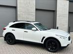 Parelmoerwitte Infiniti FX 35 V6 SUV 4X4 Full Options!, Auto's, Automaat, 307 pk, Zwart, 2000 kg