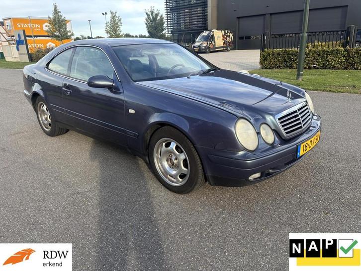 Mercedes CLK-klasse Coupé 200/STOELV/APK/NAP/INRUILKOOPJE, Auto's, Mercedes-Benz, Bedrijf, Te koop, CLK, ABS, Airbags, Airconditioning
