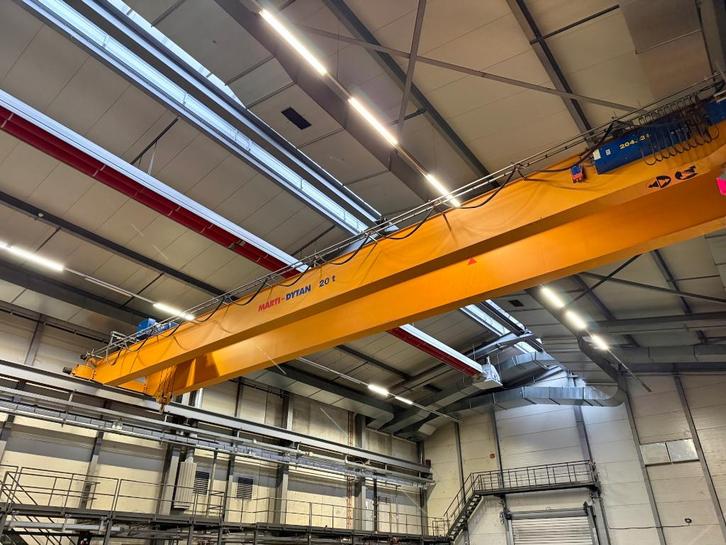 Bovenloopkraan Abus 19.200 mm / 20 ton / 2006 / izgst, Doe-het-zelf en Verbouw, Lieren en Takels, Gebruikt, Elektrisch, Ophalen