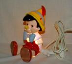 Vintage Schmid disney Pinokkio porseleinen lampje, Verzenden, Peter Pan of Pinokkio, Nieuw, Beeldje of Figuurtje