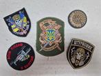 5x Militaire Patch embleem Ukraine, Ophalen, Landmacht, Overige gebieden, Embleem of Badge