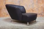 ZGAN paars/grijze leren Leolux Pupilla design chaise longue, Huis en Inrichting, Banken | Sofa's en Chaises Longues, Leolux, 125 tot 150 cm