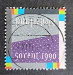 nvph 1461 gestempeld decemberzegel 1990, Postzegels en Munten, Verzenden, Na 1940, Gestempeld