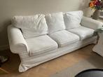 Ektorp 3 zits bank in wit, Ophalen, Gebruikt, Driepersoons, 75 tot 100 cm
