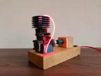 Nitro motor showmodel draaiend met verlichting, Ophalen, Zo goed als nieuw, Nitro