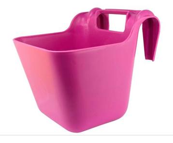 Voerbak 14 liter rose & groen per stuk beschikbaar voor biedingen