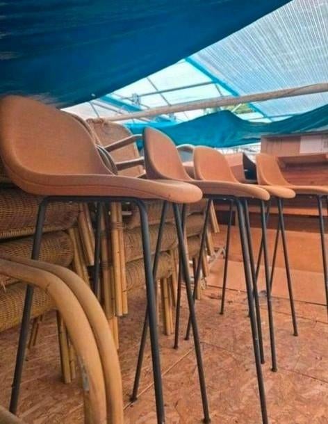 Design barkrukken, Ophalen of Verzenden, Gebruikt, 60 tot 90 cm