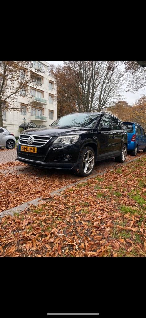 Volkswagen Tiguan 2.0 Tfsi 125KW 4MOTION DSG 2010 Zwart, Auto's, Volkswagen, Particulier, Tiguan, ABS, Achteruitrijcamera, Adaptive Cruise Control