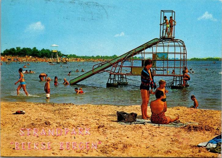 Beekse Bergen Strandpark Hilvarenbeek - 4 ansichtkaarten, Verzamelen, Ansichtkaarten | Nederland, Gelopen, Noord-Holland, 1960 tot 1980
