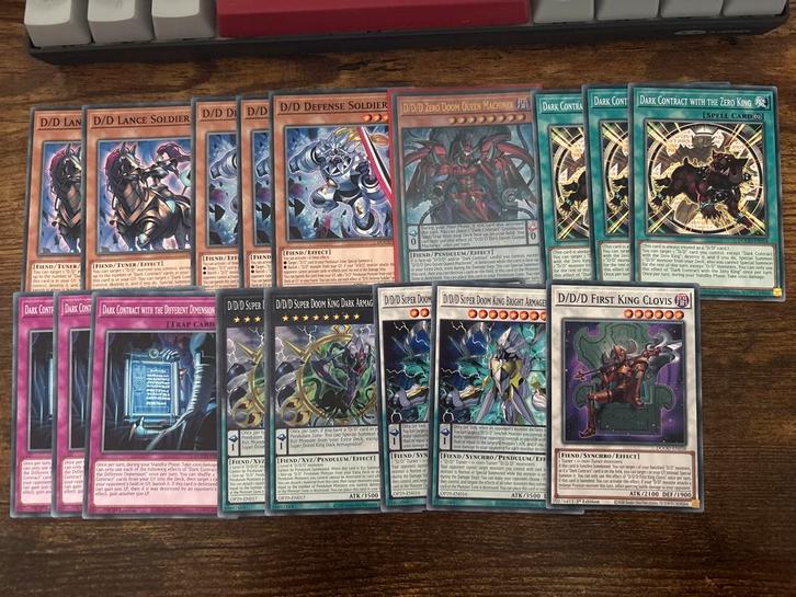 Yugioh D/D/D Core Kaarten, Hobby en Vrije tijd, Verzamelkaartspellen | Yu-gi-Oh!, Zo goed als nieuw, Meerdere kaarten, Ophalen of Verzenden
