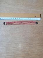 Bloedkoralen armband 4 strengen met gouden sluiting, Sieraden, Tassen en Uiterlijk, Antieke sieraden, Ophalen, Goud, Armband