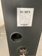 QUADRAL type RUBIN STAANDE BOXEN.kleur zwart, Audio, Tv en Foto, Luidsprekers, Overige merken, Front, Rear of Stereo speakers