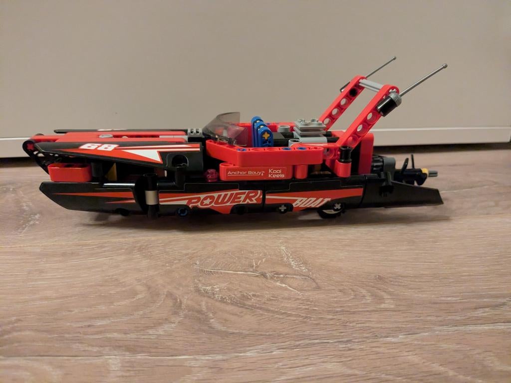 Lego Technic 42089 Powerboot, Ophalen, Gebruikt, Complete set, Lego