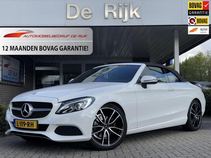 Mercedes-Benz C-klasse Cabrio 200 Edition 1 (184PK!) | Leder, Auto's, Mercedes-Benz, Bedrijf, Te koop, C-Klasse, ABS, Achteruitrijcamera