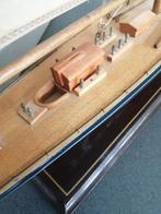 PRACHTIG HOUTEN ZEILSCHIP ZEILBOOT TOPSTAAT 85X60 CM, Hobby en Vrije tijd, Modelbouw | Boten en Schepen, Overige merken, Ophalen of Verzenden