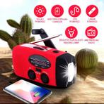 2000mAh Noodradio – Solar - Powerbank - Led-zaklamp, Ophalen of Verzenden, Nieuw, Radio
