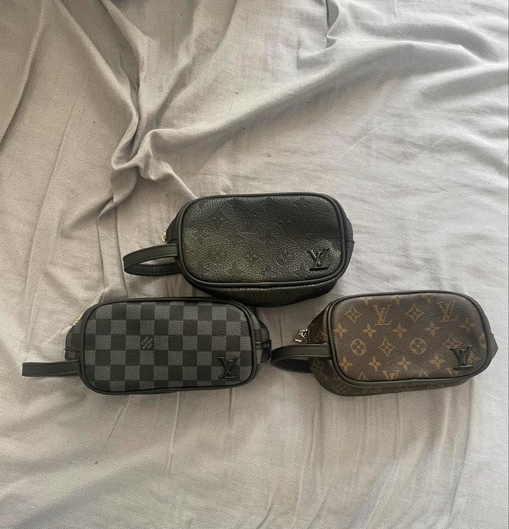 Louis Vuitton tassen, Sieraden, Tassen en Uiterlijk, Beautycases, Nieuw, Softcase, Bruin, Ophalen