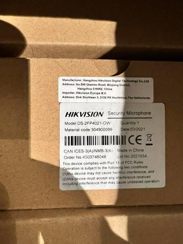 HikVision DS-2FP4021-OW beschikbaar voor biedingen