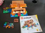 LEGO Minecraft Het kikkerhuis - 21256, Kinderen en Baby's, Speelgoed | Duplo en Lego, Ophalen of Verzenden, Zo goed als nieuw