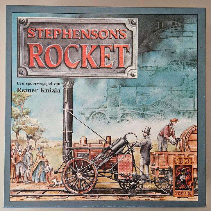 Stephenson's Rocket - Spoorwegspel, Hobby en Vrije tijd, Gezelschapsspellen | Bordspellen, Gebruikt, Drie of vier spelers, Ophalen of Verzenden