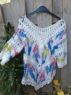 Bohemian tuniek  top M Nieuw met haakwerk, Maat 38/40 (M), Blauw, Nieuw, Ophalen of Verzenden