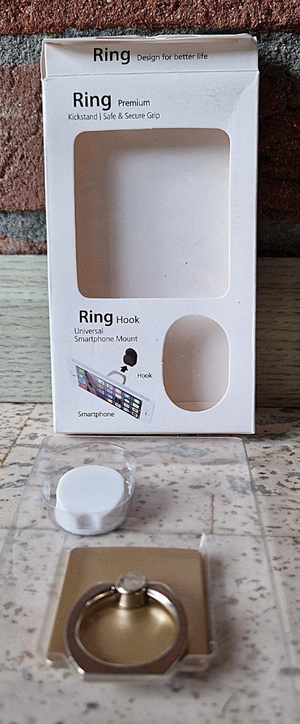 Ringvormige haak voor mobiele Telefoon - Ipad of Tablet., Telecommunicatie, Telefoonhouders, Nieuw, Ophalen of Verzenden