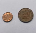 Zuid-Afrikaanse munten 1 cent 1991 2 cent 1975 Zuid-Afrika, Postzegels en Munten, Munten | Afrika, Zuid-Afrika, Ophalen of Verzenden