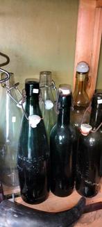 Oude brocante flessen 6 stuks, Antiek en Kunst, Ophalen of Verzenden