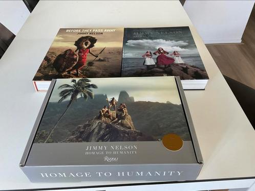 JIMMY NELSON - 3 boeken in nieuwstaat GESIGNEERD!, Boeken, Kunst en Cultuur | Fotografie en Design, Zo goed als nieuw, Ophalen of Verzenden