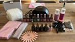Pink Gellac starterset premium XL + extra’s, Ophalen, Zo goed als nieuw, Handen en Nagels