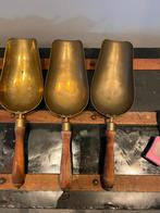 3 Vintage kruideniers scheppen., Ophalen