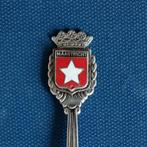 verzilverde suikerlepel, suikerschep wapen Maastricht, Ophalen of Verzenden