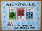 Senegal, blokje en serie Olympische Zomerspelen 1984, Verzenden, Postfris, Sport