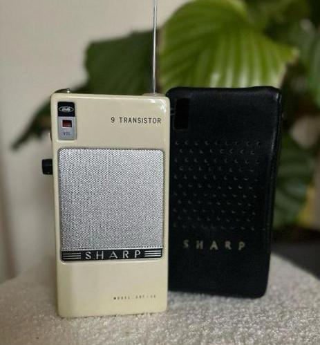 Vintage Sharp 9 Transistor Radio CBT-1A, Audio, Tv en Foto, Radio's, Gebruikt, Transistorradio, Ophalen of Verzenden