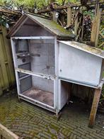 Vogel hok voor zomer en winter, Ophalen of Verzenden, Zo goed als nieuw, Hout, Vogelkooi