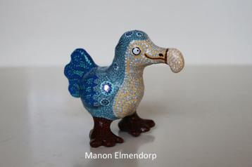 100% Handgemaakt Beeldje Dodo / Vogel Kunst Nieuw beschikbaar voor biedingen