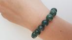 Armband van mosagaat, Verzenden, Nieuw, Groen, Overige materialen