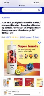 Draagbare Mini Blender - USB Oplaadbaar - 350ml, Witgoed en Apparatuur, Blenders, Ophalen of Verzenden, Nieuw, Blender to go