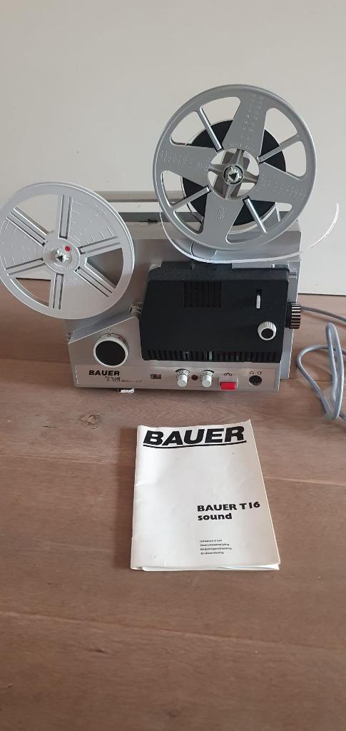 Bauer T16 Super 8mm Projector, Verzamelen, Fotografica en Filmapparatuur, Projector, 1960 tot 1980, Ophalen of Verzenden