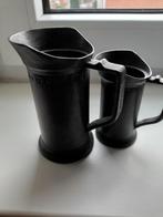 GE-EIKTE OUDE TINNEN MAATBEKERS., Antiek en Kunst, Ophalen