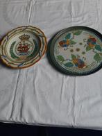 2 oude plateel  borden Gouda + de duif 12 euro, Ophalen of Verzenden