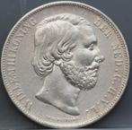 Rijksdaalder 1874 - 2 1/2 gulden 1874 klaverblad - Willem 3, Koning Willem III, Verzenden, Zilver, Losse munt