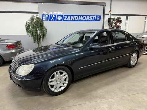 Mercedes-Benz S-Klasse 320 Lang (bj 2001, automaat), Auto's, Mercedes-Benz, Bedrijf, Te koop, S-Klasse, ABS, Airbags, Airconditioning