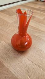 Oranje vaasje Juliana 100, Antiek en Kunst, Ophalen of Verzenden
