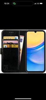 Rosso Element Samsung Galaxy A15 Hoesje Book Case Wallet, Ophalen of Verzenden, Nieuw, Bescherming, Samsung