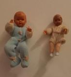 2 Baby popjes van merk Caco voor poppenhuis., Verzamelen, Poppenhuizen en Toebehoren, Poppenhuis, Gebruikt, Ophalen of Verzenden