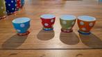 Oilily Eierdopjes - Set van 4, Huis en Inrichting, Keuken | Servies, Keramiek, Overige typen, Ophalen of Verzenden, Zo goed als nieuw