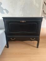 Vintage kastje | Zwart, Ophalen, Zo goed als nieuw, Hout, 70 cm of meer