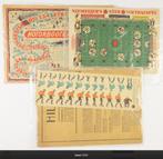 4  Oud-Hollandse bordspellen (Hille's voetbalspel etc.), Ophalen of Verzenden, Gebruikt